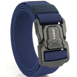Men's Belt Tactical Belt Nylon Web Work Belt Black Royal Blue Nylon Military Army Plain Daily Wear Going out Weekend