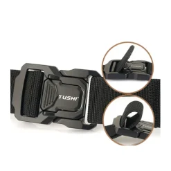 Men's Belt Tactical Belt Nylon Web Work Belt Black Royal Blue Nylon Military Army Plain Daily Wear Going out Weekend