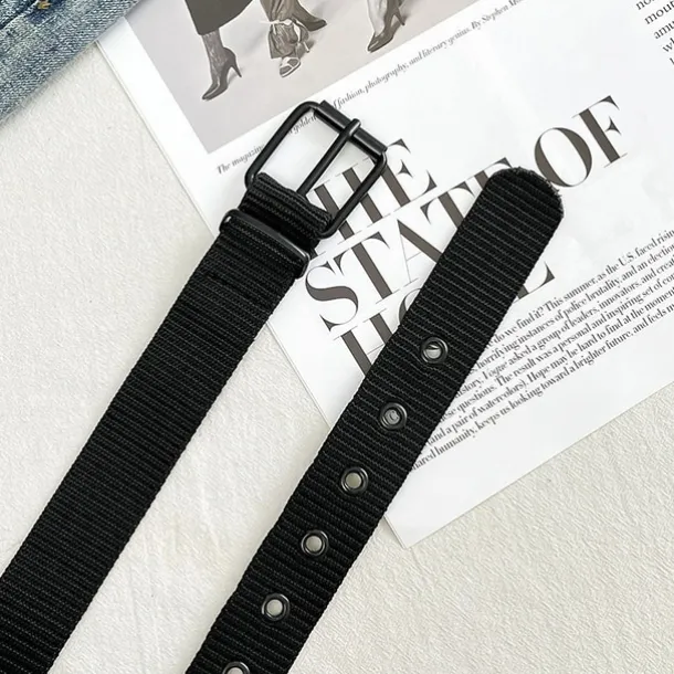 Men's Belt Tactical Belt Nylon Web Work Belt Black Blue Canvas Stainless Steel / Iron Military Army Plain Daily Wear Going out Weekend