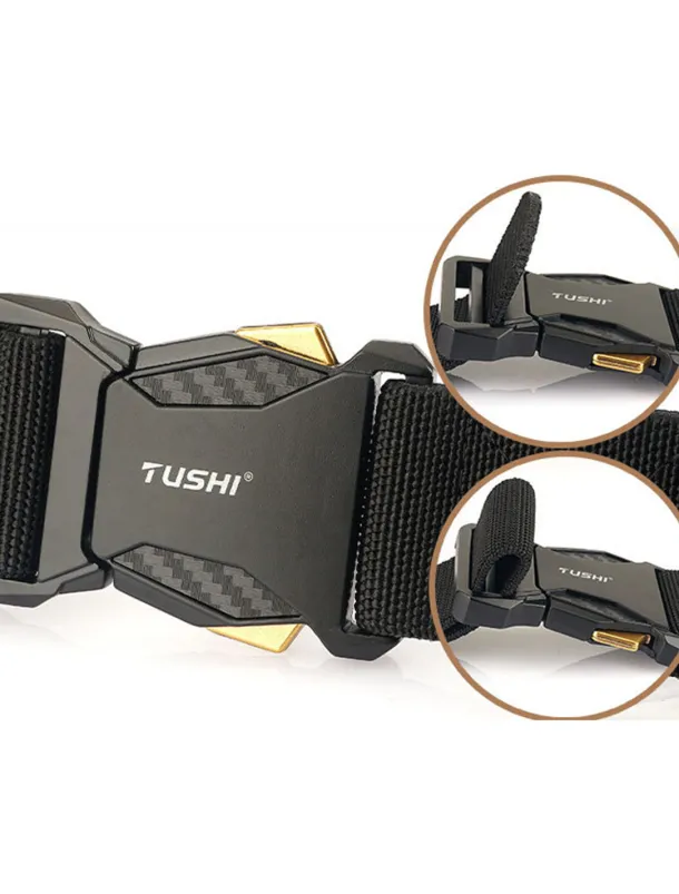 Men's Belt Tactical Belt Nylon Web Work Belt Black Royal Blue Nylon Military Army Plain Daily Wear Going out Weekend