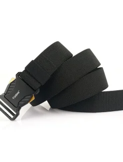 Men's Belt Tactical Belt Nylon Web Work Belt Black Royal Blue Nylon Military Army Plain Daily Wear Going out Weekend