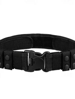 Men's Belt Tactical Belt Nylon Web Work Belt Black Ginger Straw Military Army Plain Daily Wear Going out Weekend