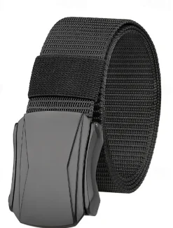 Men's Belt Tactical Belt Nylon Web Work Belt Black Blue Straw Military Army Plain Daily Wear Going out Weekend