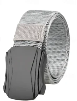 Men's Belt Tactical Belt Nylon Web Work Belt Black Blue Straw Military Army Plain Daily Wear Going out Weekend