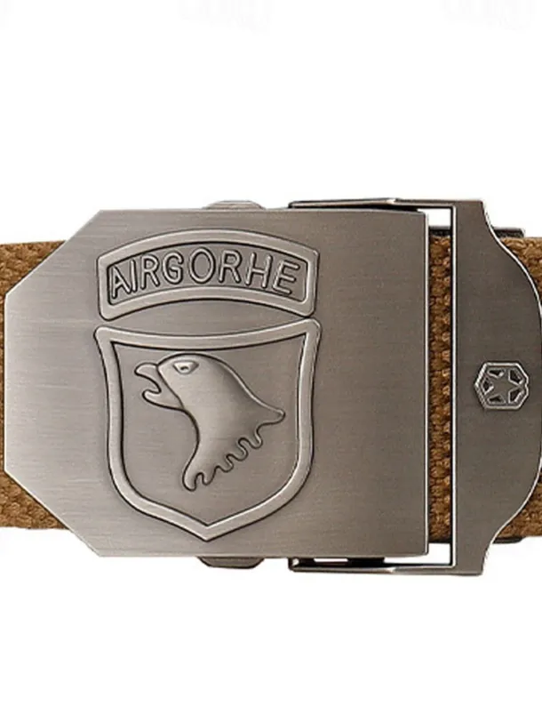 Men's Belt Tactical Belt Nylon Web Work Belt Black Ginger Straw Military Army Plain Daily Wear Going out Weekend