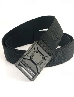 Men's Belt Tactical Belt Waist Belt Black Kakhi Alloy Durable Adjustable Plain Outdoor Daily