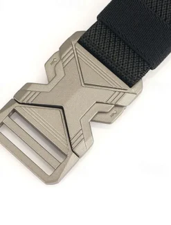 Men's Belt Tactical Belt Waist Belt Black Kakhi Alloy Durable Adjustable Plain Outdoor Daily