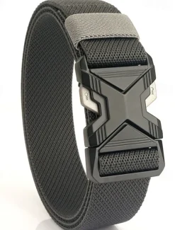 Men's Belt Tactical Belt Waist Belt Black Kakhi Alloy Durable Adjustable Plain Outdoor Daily