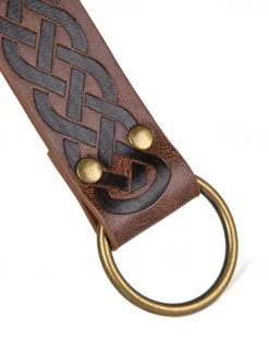 Men's Belt Waist Belt Black Brown PU Alloy Retro Durable Adjustable Plain Daily Stage