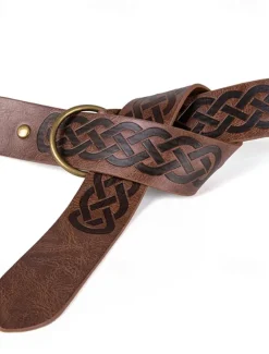 Men's Belt Waist Belt Black Brown PU Alloy Retro Durable Adjustable Plain Daily Stage