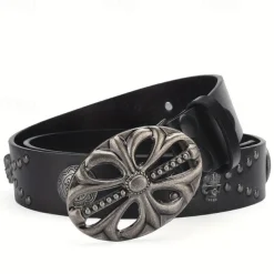 Men's Belt Waist Belt Black Alloy Durable Adjustable Plain Outdoor Daily