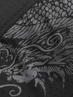 Men's Beret Hat Sun Hat Trucker Hat Black Navy Blue Polyester Fashion Casual Street Daily Dragon Adjustable Sunscreen Breathable