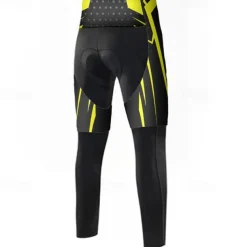 Men's Bike Pants Bike Bottoms Mountain Bike MTB Road Bike Cycling Sports Graphic 3D Pad Breathable Quick Dry Moisture Wicking Yellow Red Polyester Spandex Clothing Apparel Bike Wear