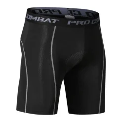 Men's Bike Shorts Cycling Padded Shorts 3D Padded Shorts Bike Padded Shorts / Chamois Mountain Bike MTB Road Bike Cycling Sports Stripes 3D Pad Cycling Breathable Quick Dry Black Red Black Gray