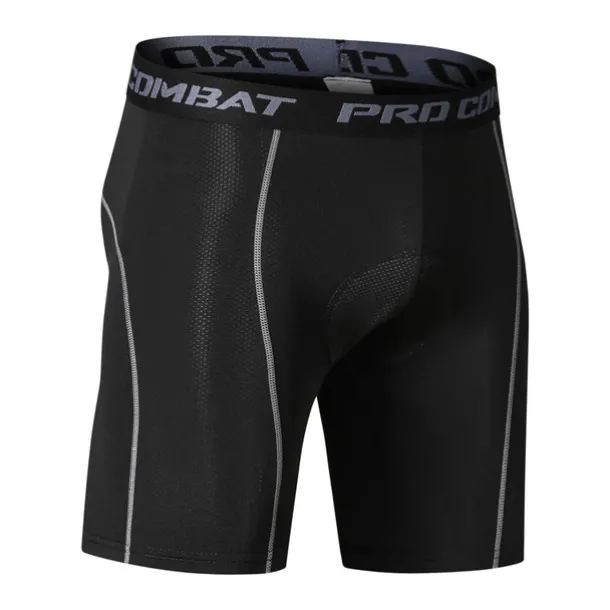 Men's Bike Shorts Cycling Padded Shorts 3D Padded Shorts Bike Padded Shorts / Chamois Mountain Bike MTB Road Bike Cycling Sports Stripes 3D Pad Cycling Breathable Quick Dry Black Red Black Gray