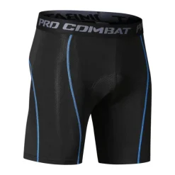 Men's Bike Shorts Cycling Padded Shorts 3D Padded Shorts Bike Padded Shorts / Chamois Mountain Bike MTB Road Bike Cycling Sports Stripes 3D Pad Cycling Breathable Quick Dry Black Red Black Gray