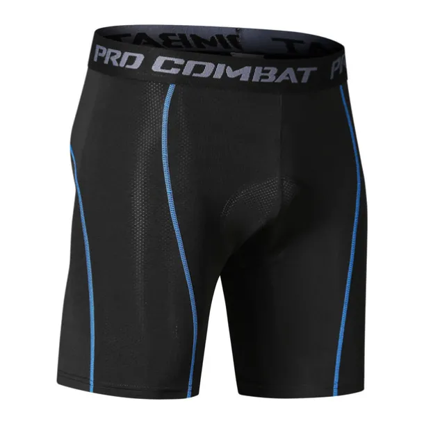 Men's Bike Shorts Cycling Padded Shorts 3D Padded Shorts Bike Padded Shorts / Chamois Mountain Bike MTB Road Bike Cycling Sports Stripes 3D Pad Cycling Breathable Quick Dry Black Red Black Gray