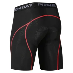 Men's Bike Shorts Cycling Padded Shorts 3D Padded Shorts Bike Padded Shorts / Chamois Mountain Bike MTB Road Bike Cycling Sports Stripes 3D Pad Cycling Breathable Quick Dry Black Red Black Gray