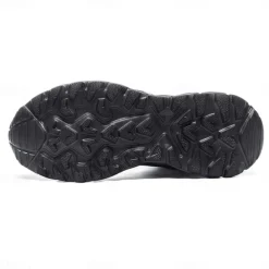 Men's Black Winter Snow Boots – Waterproof, Fur-Lined, Lace-Up Outdoor Hiking Shoes with Non-Slip Sole for Cold Weather