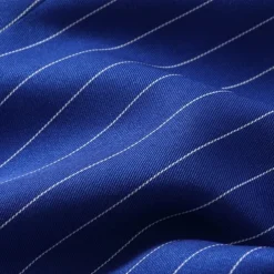 Men's Blazer Business Cocktail Party Wedding Party Fashion Casual Spring & Fall Polyester Stripes Pocket Buttons Comfortable Double Breasted Blazer Blue Purple Orange