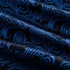 Men's Blazer Business Cocktail Party Wedding Party Fashion Casual Spring & Fall Cotton Blend Paisley Pocket Buttons Comfortable Single Breasted Blazer Silver Dark Gray Black White