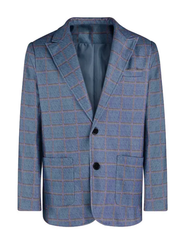 Men's Blazer Jacket Sport Coat Casual Wine Blue Regular Fit