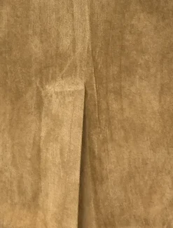 Men's Blazer Jacket Work Street Fashion Casual Fall / Winter Faux Suede Plain Pocket Buttons Comfortable Single Breasted Blazer Navy Blue Brown Green khaki