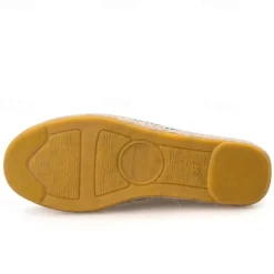 Men's Blue and White Striped Canvas Espadrille Slip-On Shoes with Jute Rope Sole – Comfortable Summer Footwear