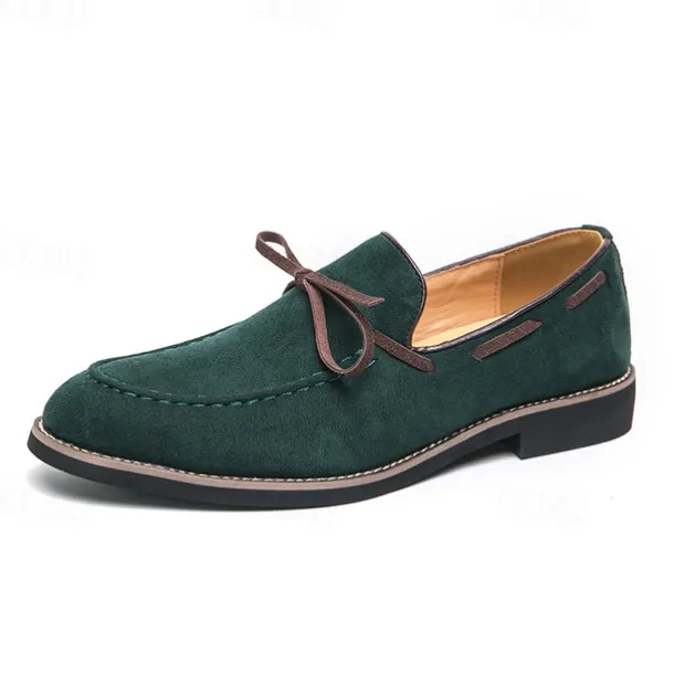 Men's Blue Loafers - Suede Faux Leather with Tassel Detailing, Stylish and Comfortable Slip-On Shoes for Men, Perfect for Casual, Office and Everyday Wear