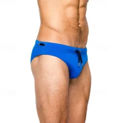 Men's Board Shorts Swim Shorts Swim Trunks Drawstring Elastic Waist Plain Comfort Quick Dry Short Holiday Beach Weekend Fashion Casual White Pink Micro-elastic