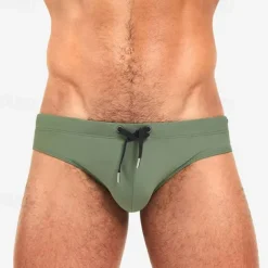 Men's Board Shorts Swim Shorts Swim Trunks Drawstring Elastic Waist Plain Comfort Quick Dry Short Holiday Beach Weekend Fashion Casual White Pink Micro-elastic