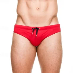 Men's Board Shorts Swim Shorts Swim Trunks Drawstring Elastic Waist Plain Comfort Quick Dry Short Holiday Beach Weekend Fashion Casual White Pink Micro-elastic