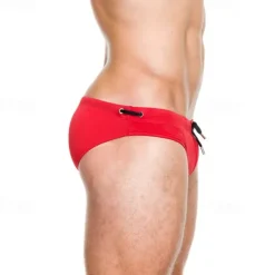 Men's Board Shorts Swim Shorts Swim Trunks Drawstring Elastic Waist Plain Comfort Quick Dry Short Holiday Beach Weekend Fashion Casual White Pink Micro-elastic