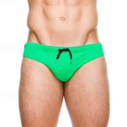 Men's Board Shorts Swim Shorts Swim Trunks Drawstring Elastic Waist Plain Comfort Quick Dry Short Holiday Beach Weekend Fashion Casual White Pink Micro-elastic