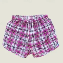 Men's Board Shorts Swim Shorts Swim Trunks Shorts Drawstring Elastic Waist Striped Comfort Quick Dry Short Daily Holiday Swimming Pool Fashion Casual Yellow Pink Micro-elastic