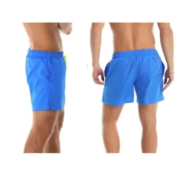 Men's Board Shorts Swim Shorts Swim Trunks Summer Shorts Beach Shorts Drawstring Elastic Waist Plain Quick Dry Short Daily Holiday Hawaiian Boho Black Yellow Micro-elastic