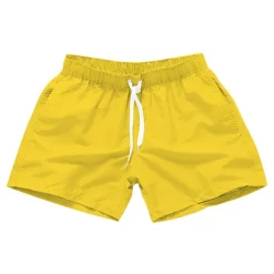 Men's Board Shorts Swim Shorts Swim Trunks Drawstring with Pockets Solid Colored Waterproof UV Sun Protection Swimming Pool Hawaiian Casual / Sporty Black White Micro-elastic