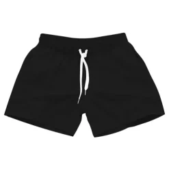 Men's Board Shorts Swim Shorts Swim Trunks Drawstring with Pockets Solid Colored Waterproof UV Sun Protection Swimming Pool Hawaiian Casual / Sporty Black White Micro-elastic