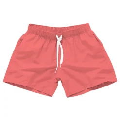 Men's Board Shorts Swim Shorts Swim Trunks Drawstring with Pockets Solid Colored Waterproof UV Sun Protection Swimming Pool Hawaiian Casual / Sporty Black White Micro-elastic