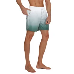 Men's Board Shorts Swim Shorts Swim Trunks Drawstring with Mesh lining Elastic Waist Gradient Quick Dry Short Casual Daily Holiday Hawaiian Boho Black Pink Micro-elastic