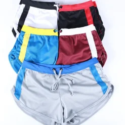 Men's Board Shorts Swim Shorts Swim Trunks Elastic Waist Patchwork Quick Dry Short Daily Gym Bathing Chic & Modern Casual / Sporty Black Blue Micro-elastic