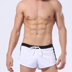 Men's Board Shorts Swim Shorts Swim Trunks Elastic Waist Patchwork Quick Dry Short Daily Gym Bathing Chic & Modern Casual / Sporty Black Blue Micro-elastic