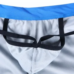 Men's Board Shorts Swim Shorts Swim Trunks Elastic Waist Patchwork Quick Dry Short Daily Gym Bathing Chic & Modern Casual / Sporty Black Blue Micro-elastic