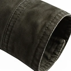 Men's Bomber Jacket Varsity Jacket Tactical Jacket Casual Wearable Multi Pocket Spring Fall Winter Military Military Style Stand Collar Regular Cotton Black Khaki Army Green Jacket