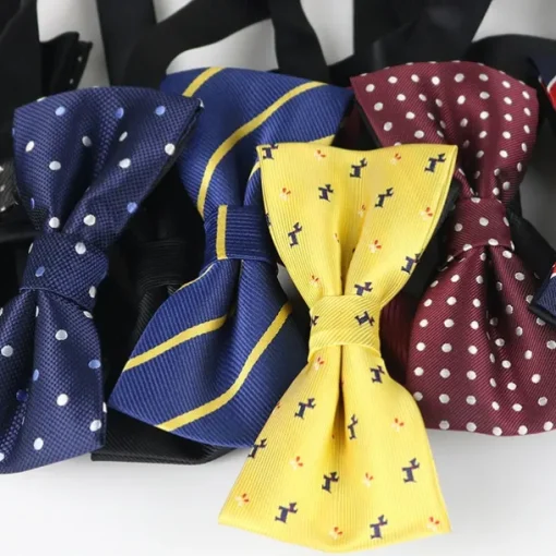 Men's Bow Tie Business Modern Contemporary Polka Dot Pattern Wedding Party Daily Wear