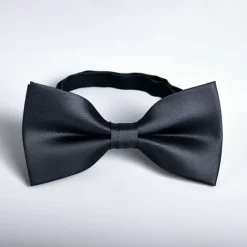 Men's Bow Tie Neckties Bowtie Pre-Tied Adjustable Bow Plain Wedding Birthday Party