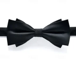 Men's Bow Tie Neckties Bowtie Pre-Tied Adjustable Bow Plain Wedding Birthday Party