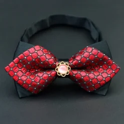 Men's Bow Tie Neckties Bowtie Pre-Tied Adjustable Bow Plaid Wedding Birthday Party