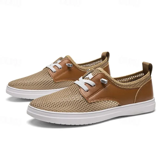 Men's Breathable Mesh Loafers - Lightweight Slip-On Casual Walking Shoes