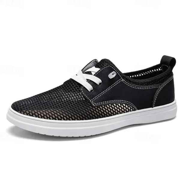 Men's Breathable Mesh Loafers - Lightweight Slip-On Casual Walking Shoes